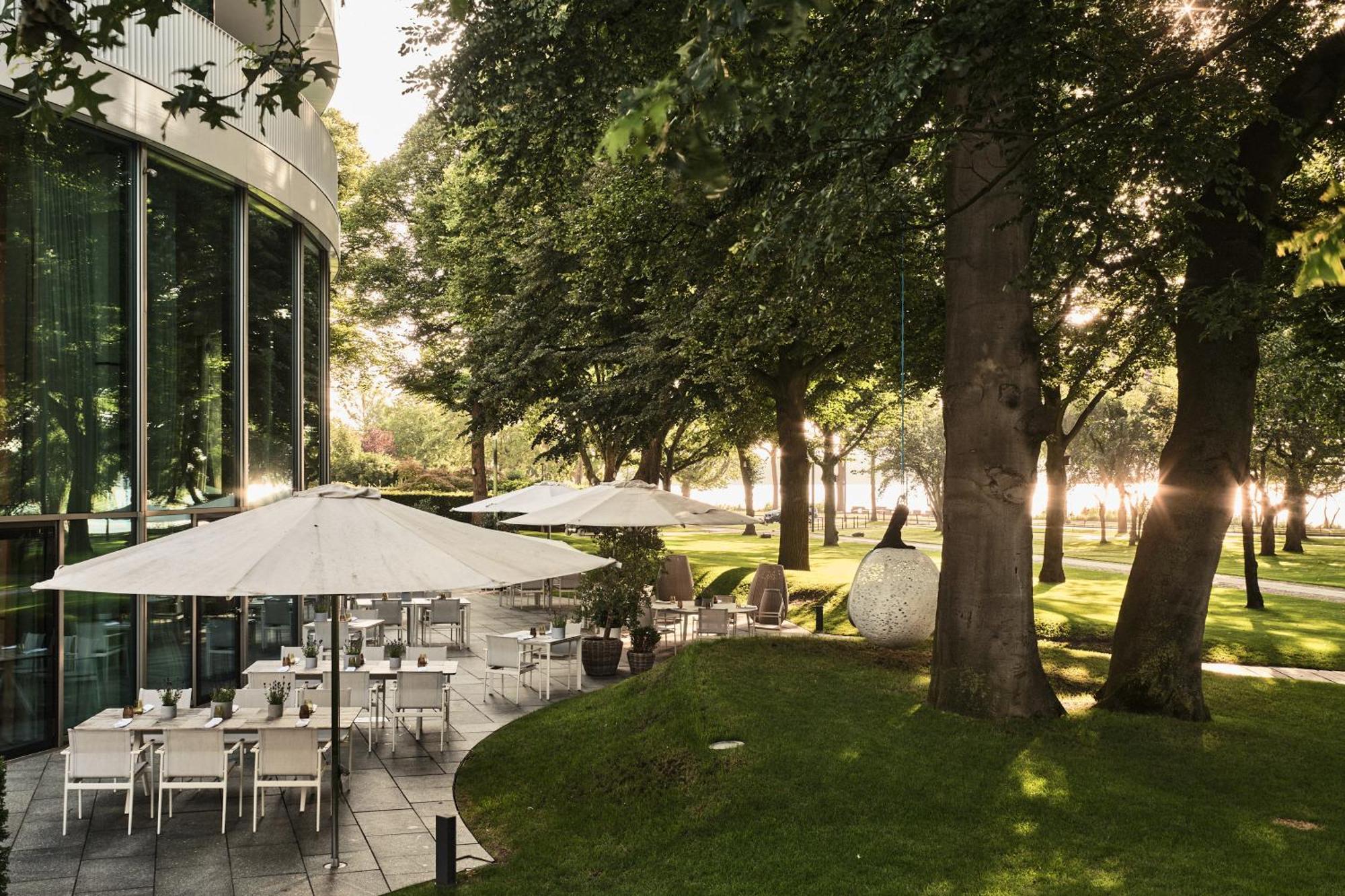 The Fontenay Hamburg Exterior foto The park