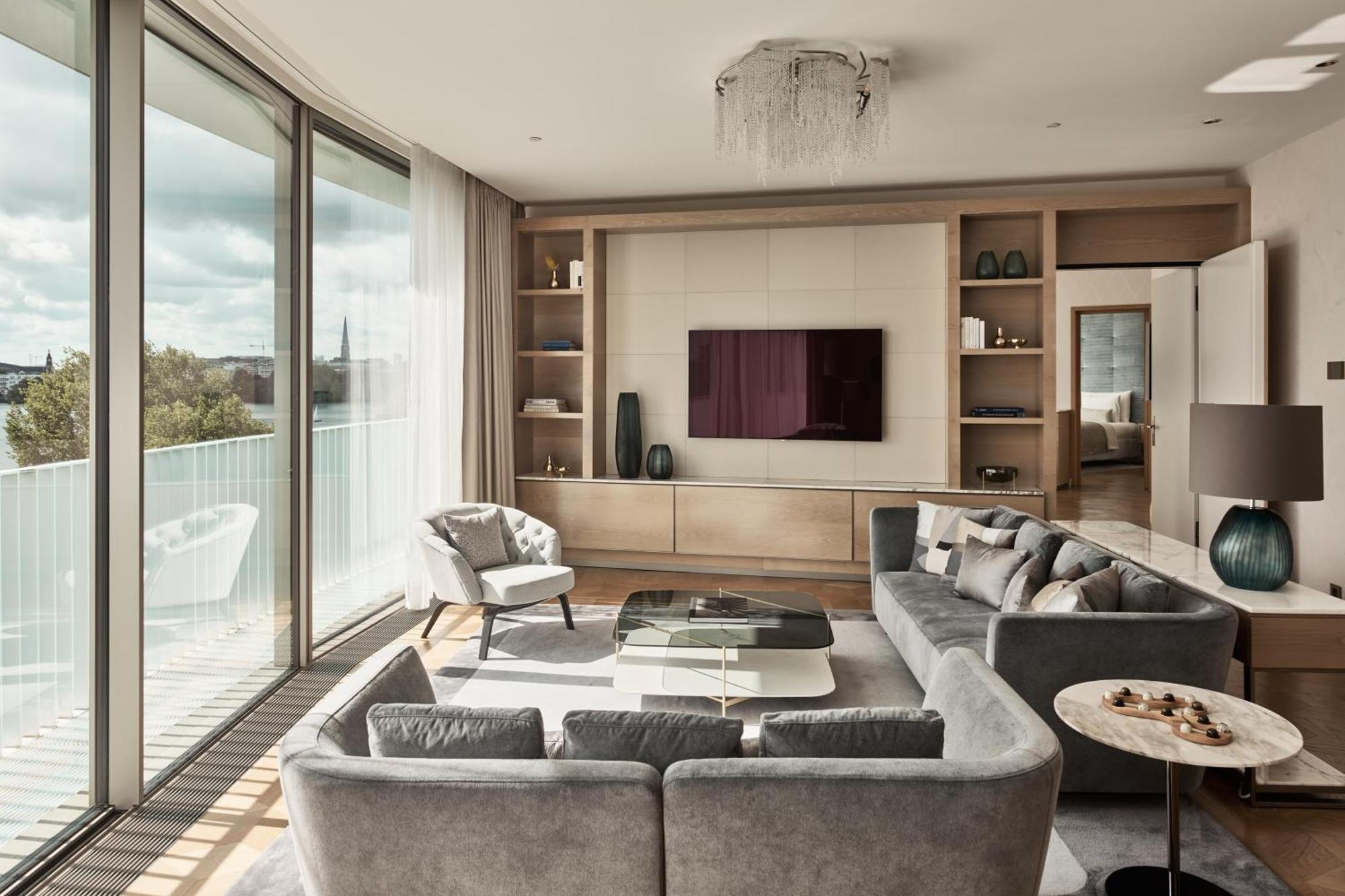The Fontenay Hamburg Exterior foto Interior of a typical apartment